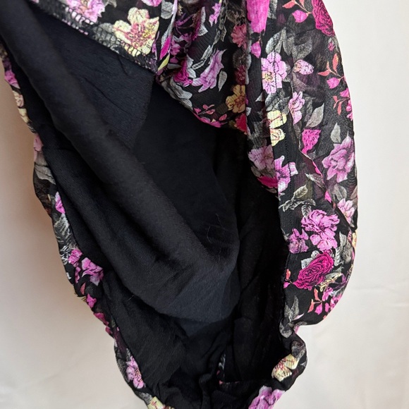 INC International Concepts Floral Sleeveless Wrap Style Tank Top Blouse - Medium - Picture 10 of 12